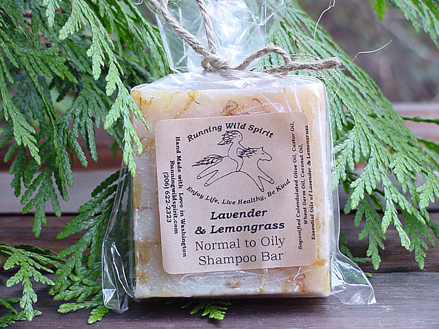 Lavender & Lemongrass Shampoo Bar - Click Image to Close